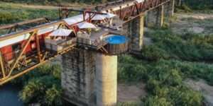 Kruger Shalati The Train on the Bridge